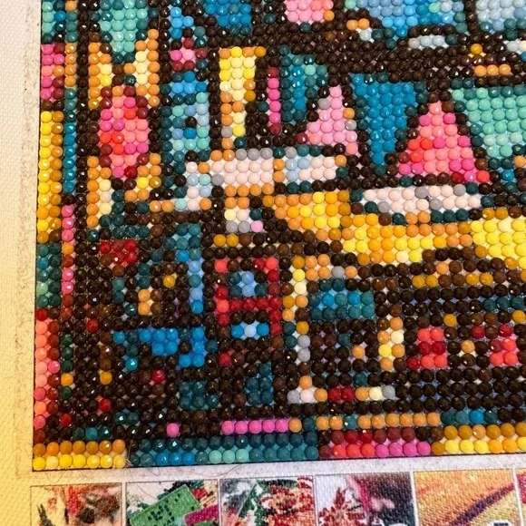 Dumbo Stained Glass Diamond Art - FINISHED - Picture 3 of 9